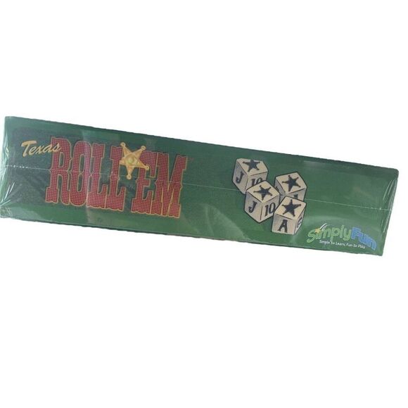 Simply Fun Texas Roll-Em Boardgame Family Game Night New In Box Unopened Fun - Picture 4 of 4